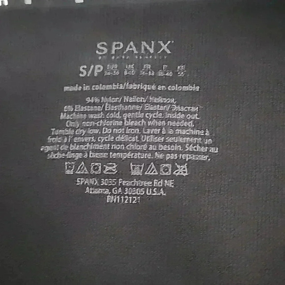 SPANX SEAMLESS CAMO LEGGINGS SIZE S - Picture 4 of 5